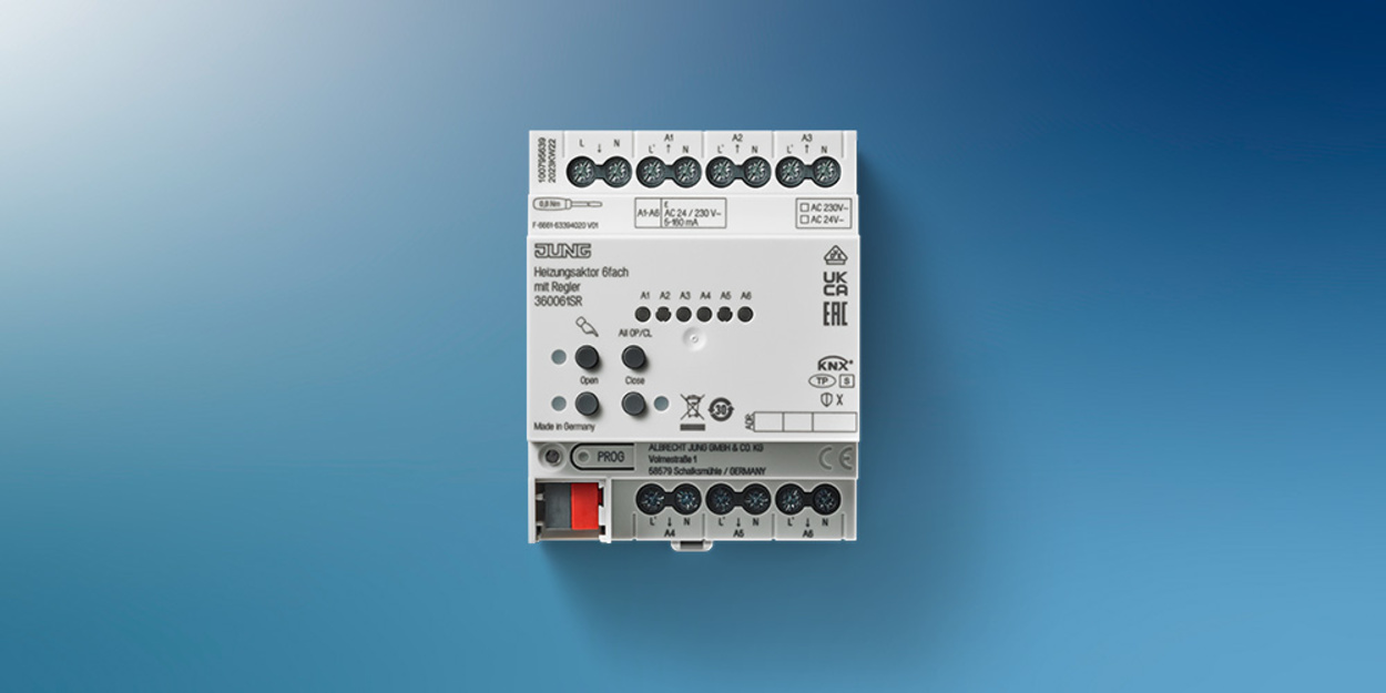 KNX Heizungsaktor 6-fach bei Elektro Ruths Installationen GmbH in Mühltal