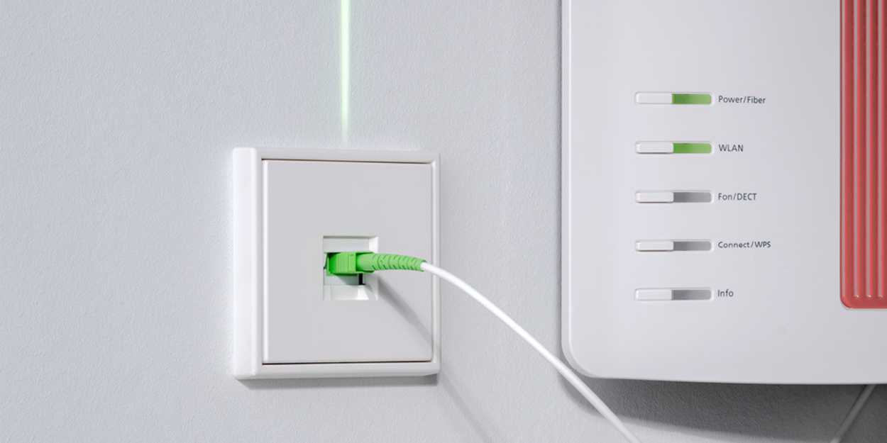 Die neuen Glasfaser-Anschlussdosen bei Elektro Ruths Installationen GmbH in Mühltal