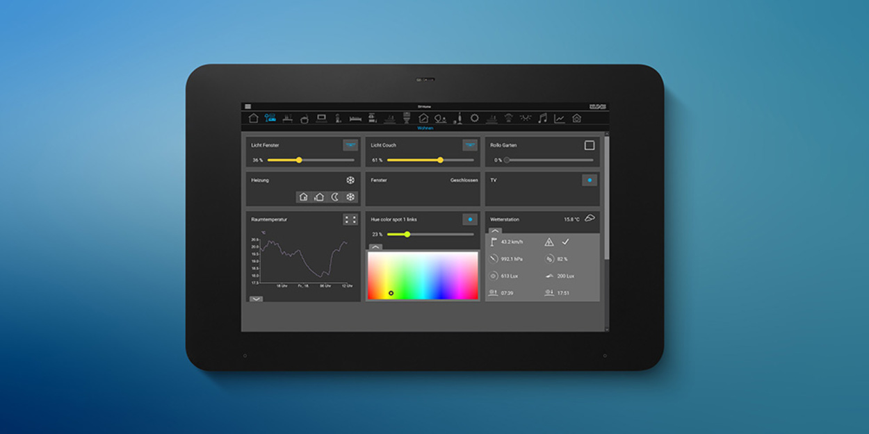 Smart Control 8 bei Elektro Ruths Installationen GmbH in Mühltal